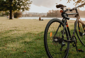 Bicycle at a park